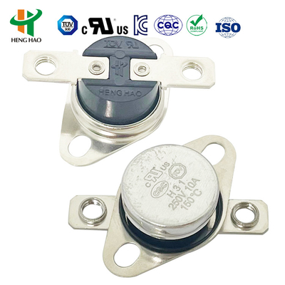 Suhu yang dikendalikan Switch Auto Reset Fuse Termal KSD301 KSD302