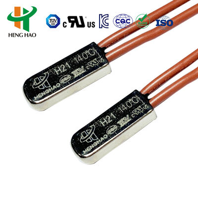 250V 25A Nominal Motor Thermal Overload Switch Untuk Perangkat Pemanasan Listrik 9700k Temperature Protector