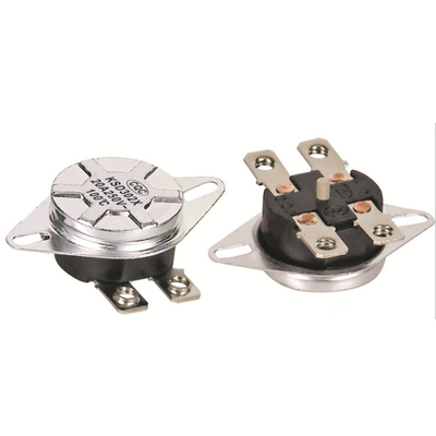 Manual Reset Over Heat Thermal Bimetallic Thermostat Switch 250v 16a 50-180c