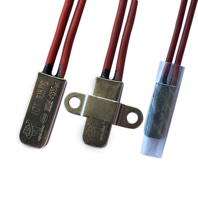 5A-16A 50-150C Bimetallic Thermal Switch , Thermal Cutoff Switch BW-A1D 250V