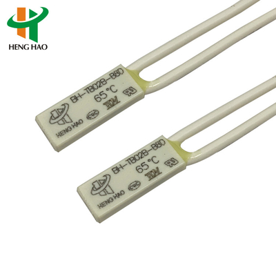 NC NO Plastic Case 250V 2A Bimetal Temperature Switch Thermal Protector