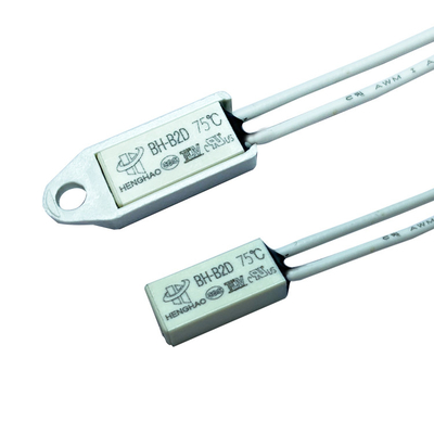 250V 5A 30-150C Bimetal Temperature Switch , Temperature Protector BH-B2D