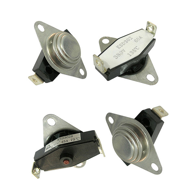 Manual Reset Ksd302 Snap action Thermostat , KSD302 250V 25A 40A Temperature Switch