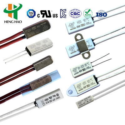 Normally Open BW-ABJ Thermal Protector , 250V 10A BW-ABS Temperature Switch