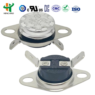 Suhu yang dikendalikan Switch Auto Reset Fuse Termal KSD301 KSD302
