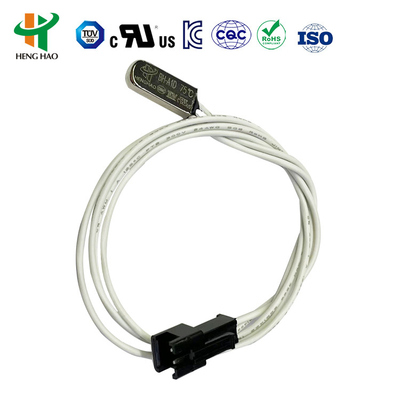 H21 Bimetal Thermostat 250V 16A 50-150C KSD9700 Fuse Termal Suhu Switch Untuk Shredder Kertas