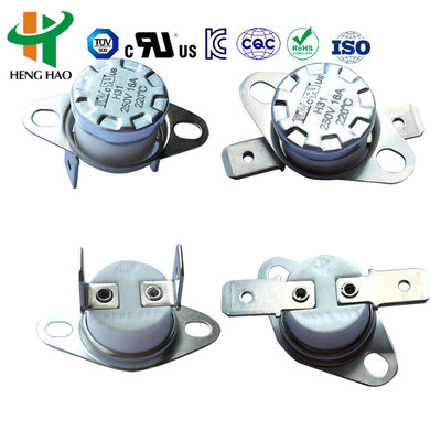 KSD301 H31 Bimetal Thermostat Temperature Controller dengan 100000 Siklus dan kisaran -10 ~ 300 °C untuk kipas pendingin mobil