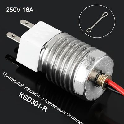 250V 16A Thermostat KSD301 KSD301-V Pengontrol suhu KSD301-R Pengontrol suhu