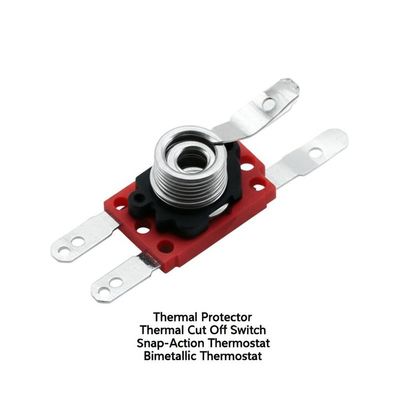 Pelindung Termal Pemutus Termal Switch Thermostat Snap-Action Bimetallic Thermostat