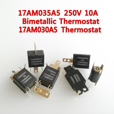 17AM035A5 250V 10A Bimetallic Thermostat 17AM028A3 17AM029A5 17AM030A5 Thermostat