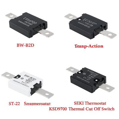 BW-B2D KW9700 Snap-Action Thermostat ST-22 SEKI Thermostat KSD9700 Termal Cut Off Switch