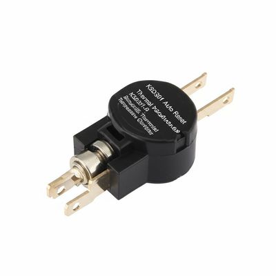 Termostat Bimetal KSD301 dengan 100000 Siklus dan Rumah Plastik atau Keramik untuk Aplikasi Tutup Aluminium atau Kepala Tembaga