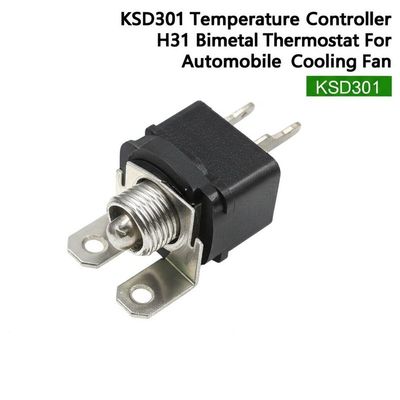 KSD301 H31 Bimetal Thermostat Temperature Controller dengan 100000 Siklus dan kisaran -10 ~ 300 °C untuk kipas pendingin mobil
