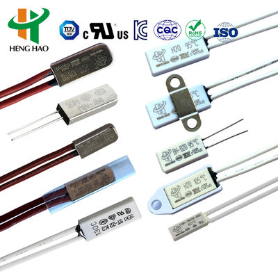 250V 25A Nominal Motor Thermal Overload Switch Untuk Perangkat Pemanasan Listrik 9700k Temperature Protector