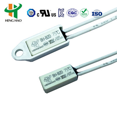 250V 25A Nominal Motor Thermal Overload Switch Untuk Perangkat Pemanasan Listrik 9700k Temperature Protector